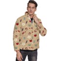 Cute Forest Friends Men s Puffer Bubble Jacket Coat View3