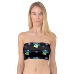 Illustration Cosmos Cosmo Rocket Spaceship Ufo Bandeau Top by danenraven