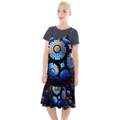 Illustration Tech Galaxy Robot Bot Science Camis Fishtail Dress by danenraven