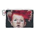 Creepy Boy Portrait Art Canvas Cosmetic Bag (Large) View1