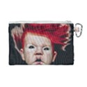 Creepy Boy Portrait Art Canvas Cosmetic Bag (Large) View2