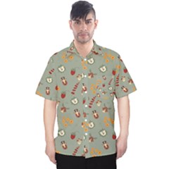 Wild Forest Friends   Men s Hawaii Shirt