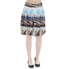 Lovely Gondola Ride - Venetian Bridge Pleated Skirt by ConteMonfrey