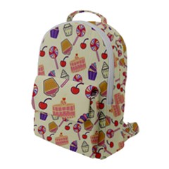 Cupcake Pattern Lollipop Flap Pocket Backpack (large) by danenraven