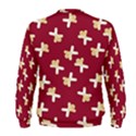 Gold Gingerbread Man Burgundy Men s Sweatshirt View2