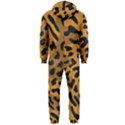 Leopard Print Jaguar Dots Brown Hooded Jumpsuit (Men) View2