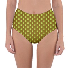 All The Green Apples Reversible High-waist Bikini Bottoms by ConteMonfreyShop