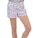 Children Pattern Design Velour Lounge Shorts View1