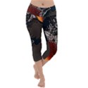 Fresh water tomatoes Lightweight Velour Capri Yoga Leggings View1