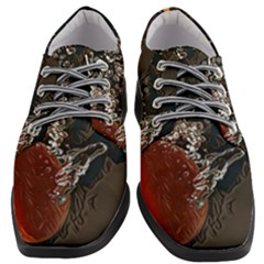 Fresh Water Tomatoes Women Heeled Oxford Shoes by ConteMonfrey