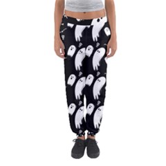 Ghost Background Halloween Women s Jogger Sweatpants by Wegoenart