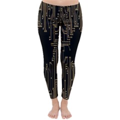 Circuit-board Classic Winter Leggings by nateshop