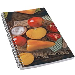 Tomatoes And Bell Pepper - Italian Food 5 5  X 8 5  Notebook by ConteMonfrey