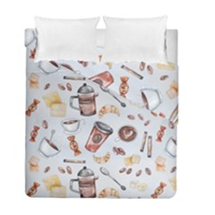 Coffee Coffeemania Caffeine Duvet Cover Double Side (full/ Double Size) by Wegoenart