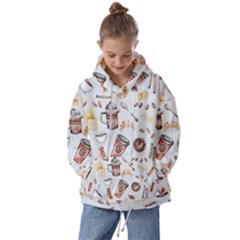 Coffee Coffeemania Caffeine Kids  Oversized Hoodie by Wegoenart