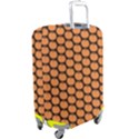 Cute Pumpkin Black Small Luggage Cover (Large) View2