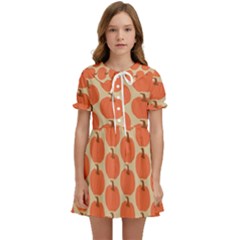 Cute Pumpkin Kids  Sweet Collar Dress by ConteMonfrey