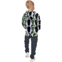 Coffins And Skulls - Modern Halloween Decor  Kids  Hooded Pullover View2