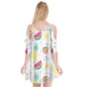 Pineapple And Watermelon Summer Fruit Cutout Spaghetti Strap Chiffon Dress View2