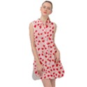 Hearts Valentine Heart Pattern Sleeveless Shirt Dress View1