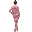 Hearts Valentine Heart Pattern Kid s Satin Long Sleeve Pajamas Set View2