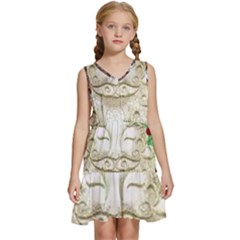 Im Fourth Dimension Colour 83 Kids  Sleeveless Tiered Mini Dress by imanmulyana