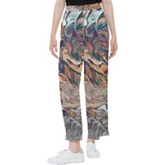 Abstract Ammonite I Women s Pants  by kaleidomarblingart