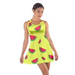 Watermelon Pattern Wallpaper Cotton Racerback Dress by Wegoenart