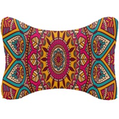 Buddhist Mandala Seat Head Rest Cushion by nateshop