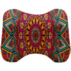 Buddhist Mandala Head Support Cushion by nateshop