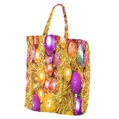 Christmas Decoration Ball 2 Giant Grocery Tote by artworkshop