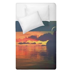 Digital Art Artwork Fantasy Landscape Sky Nature Duvet Cover Double Side (single Size) by danenraven