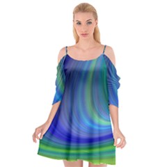 Space Design Abstract Sky Storm Cutout Spaghetti Strap Chiffon Dress by danenraven