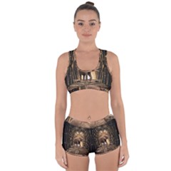 Sculpture Travel Outdoor Nature Elephant Racerback Boyleg Bikini Set by Wegoenart