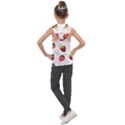 Strawberry Fruit Pattern Background Kids  Sleeveless Hoodie View2