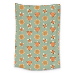 Wallpaper Background Floral Pattern Large Tapestry by Ravend