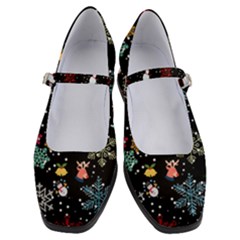 Christmas Thanksgiving Pattern Women s Mary Jane Shoes by Ravend