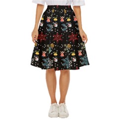 Christmas Thanksgiving Pattern Classic Short Skirt by Ravend