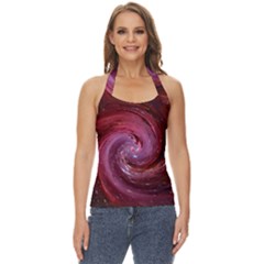 Galaxy Fog Kosmus Universe Basic Halter Top by Wegoenart