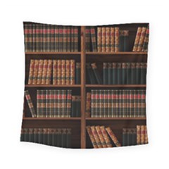 Book Bookshelf Bookcase Library Square Tapestry (small) by Ravend