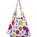 Background Polka Dot Center Zip Backpack View2