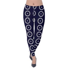 Sharp Circles Velvet Leggings by ConteMonfrey