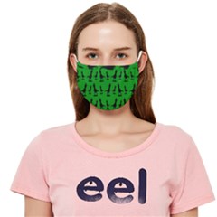 Green Dinos Cloth Face Mask (adult) by ConteMonfrey