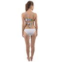 Brain Mind Psychology Idea Drawing Wrap Around Bikini Top View2