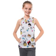 My Neighbor Totoro Cartoon Kids  Sleeveless Hoodie by danenraven