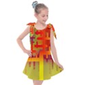 Code Binary System Kids  Tie Up Tunic Dress View1