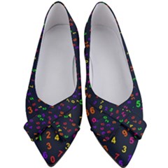 Number Digit Learning Education Women s Bow Heels by Wegoenart