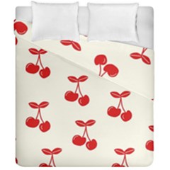 Cherries Duvet Cover Double Side (california King Size) by nateshop