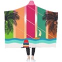 Beach Summer Wallpaper Wearable Blanket View2