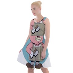 Halloween Knee Length Skater Dress by Sparkle